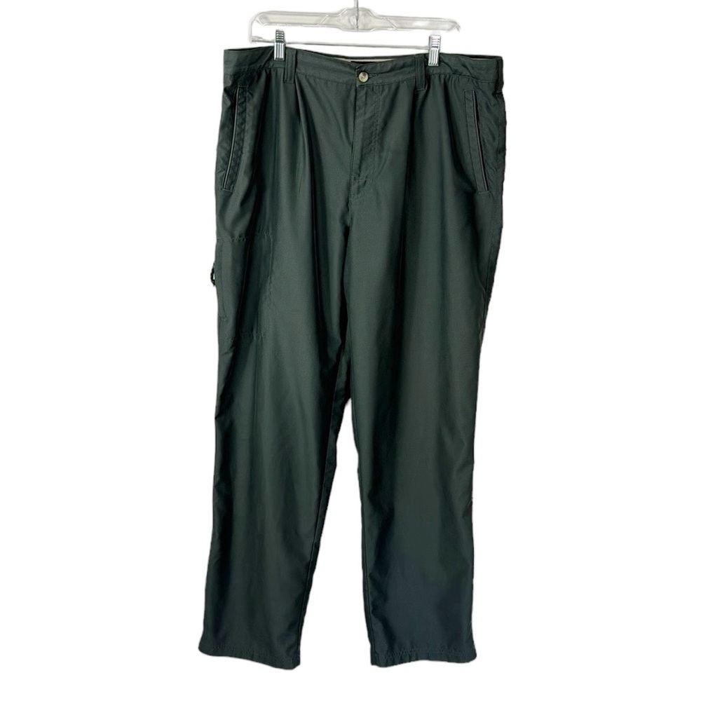 Columbia XCO Cargo Pleated Pants Men's 38 Gray Outdoor Hiking Fishing Inseam 33"